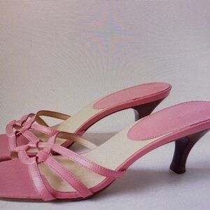LOFT Pink Strappy Heels